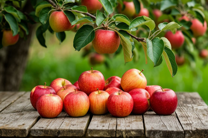Сентябрь пахнет яблоком